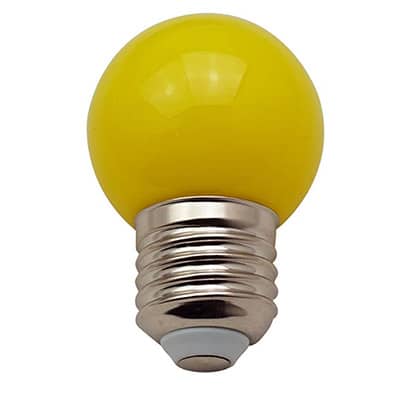 Ampoule LED de couleur jaune E27. Adaptée aux ateliers de sérigraphie - CPL  Fabbrika