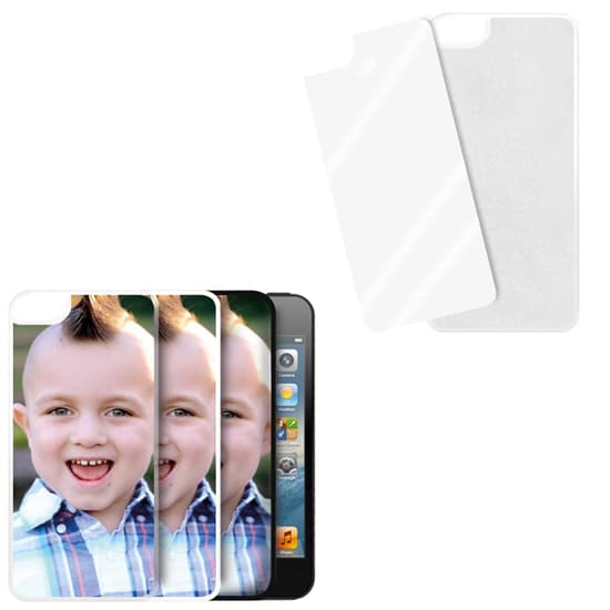 Cover trasparente con piastrina stampabile - iPhone 5C
