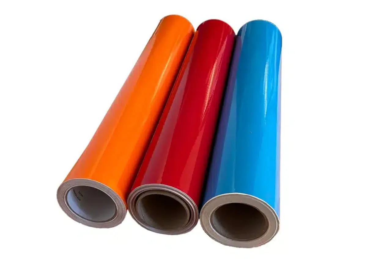 Rouleau de vinyle PVC auto-adhésif coloré de coupe graphique - SINO VINYL